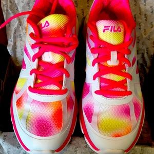 Girls Fila shoes -Tye Dye